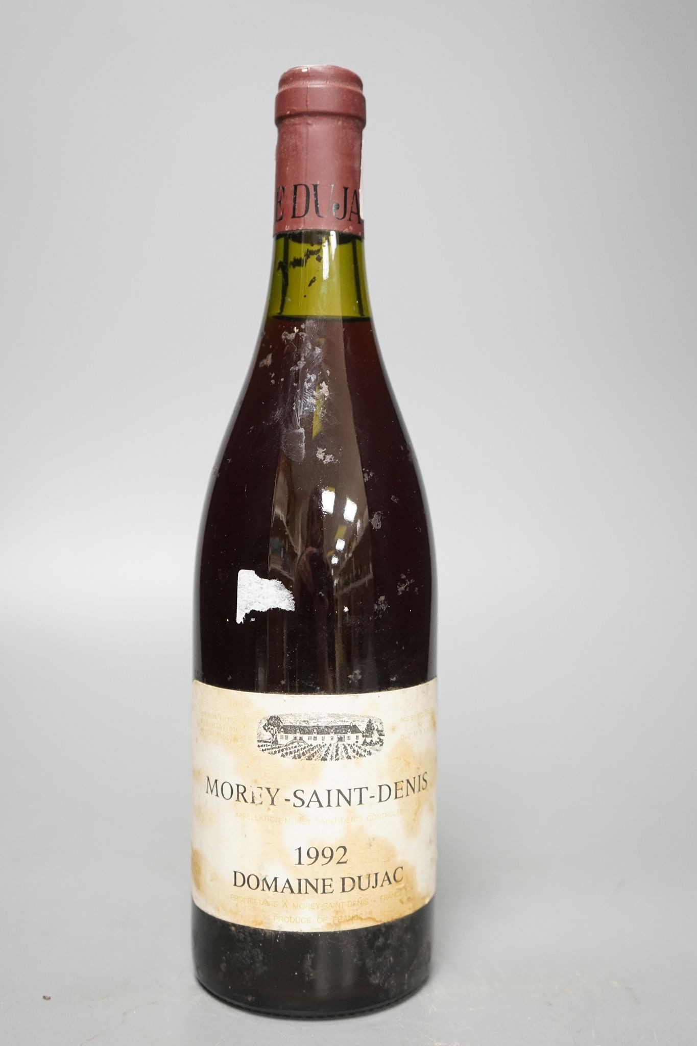 One bottle of Morey-St-Denis, 1992